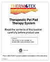 Thermotex Infrared Therapeutic Pet Pad Manual