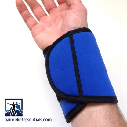 Showing closer for cordless infrared heating wrist wrap