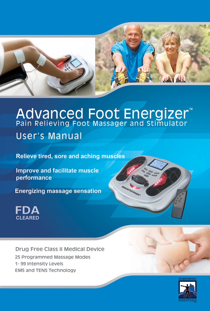 TENS EMS Foot Massager Booster Machine Feet Legs Circulation Device Pain  Relief