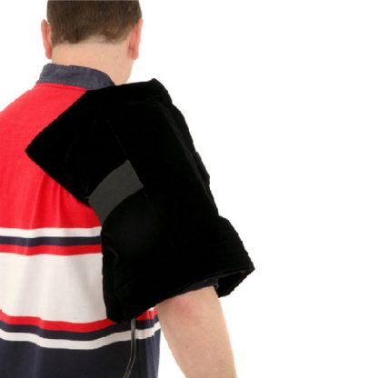 Using Thermotex Platinum FIR Heat Pad on Arm and Shoulder