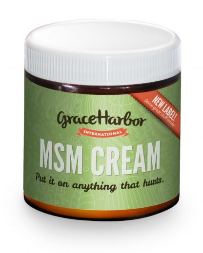 Grace Harbor MSM Therapeutic Cream with essential oils