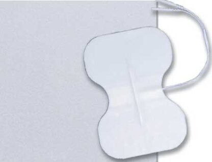 Single Large 4 x 6 Inch Butterfly EMS or TENS Electrodes Premium Silver Layer